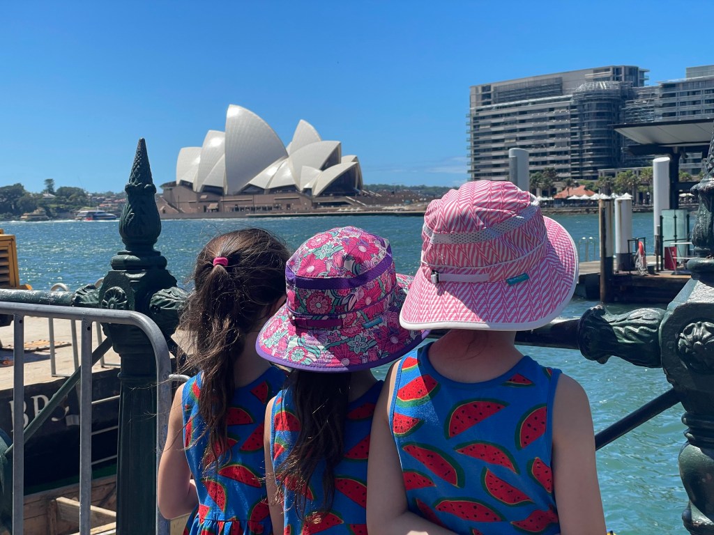 Family of five travels in Australia