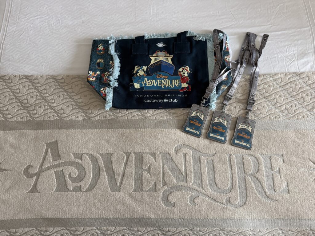 Silver Castaway Club gift for Disney Adventure inaugural sailing