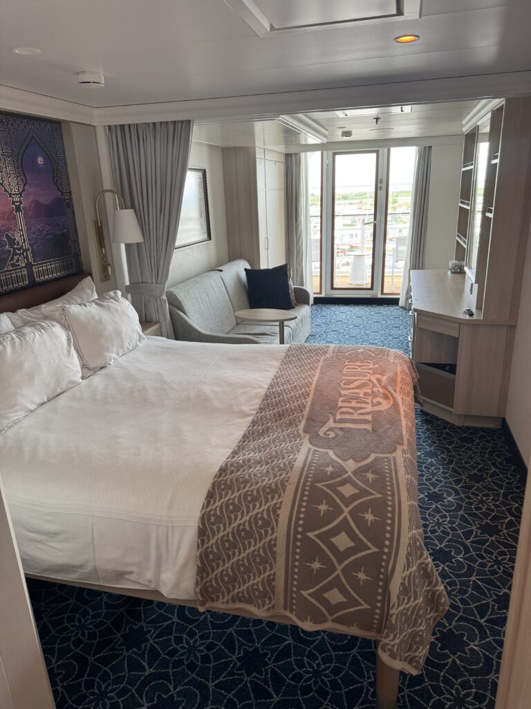 Disney Treasure Deluxe Family Verandah Room for 5